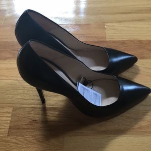 Zara leather stiletto heels